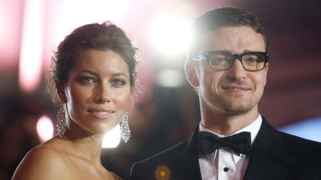 Justin Timberlake and Jessica Biel